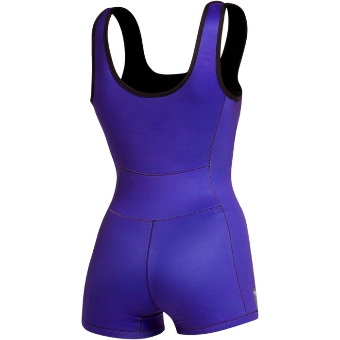 2024 Mystic Womens Lunar 2mm Zip Free Short Jane Wetsuit 35000.240213 - Purple